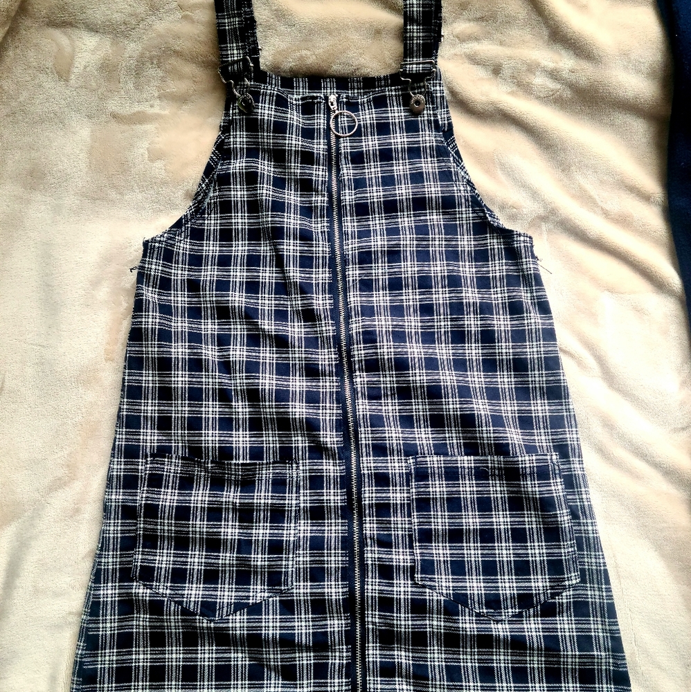 H&M Overral Plaid Dress